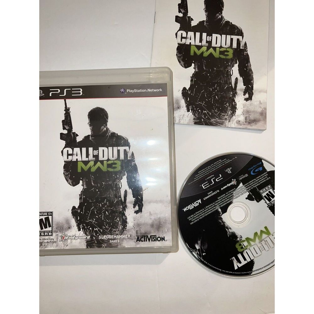 Call of Duty: Modern Warfare 3 (Sony PlayStation 3, 2011) Manuel And Case